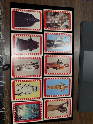 10 Red Edge Stickers 1977 Topps Star Wars Sticker 34- 37 39 - 44 Cards - Image 1 of 4