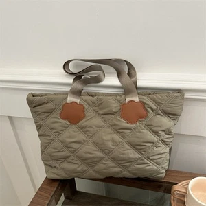 Tote Bag Cotton Large Capacity Casual Shoulder For Daily Use - Picture 1 of 11