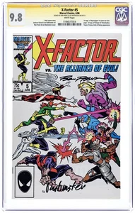 X-Factor #5D CGC 9.8 SS Frenz/Rubinstein 1986 1194517014 1st Apocalypse (cameo) - Picture 1 of 2