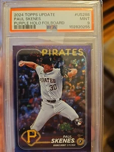 2024 Topps Update - Rookie Debut Paul Skenes Purple Holo Foilboard /799 (RC)  - Picture 1 of 2