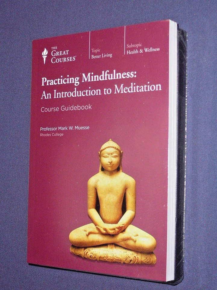 Great Courses DVDs :    PRACTICING MINDFULNESS MEDITATION   +   bonus transcript - Image 1 of 1