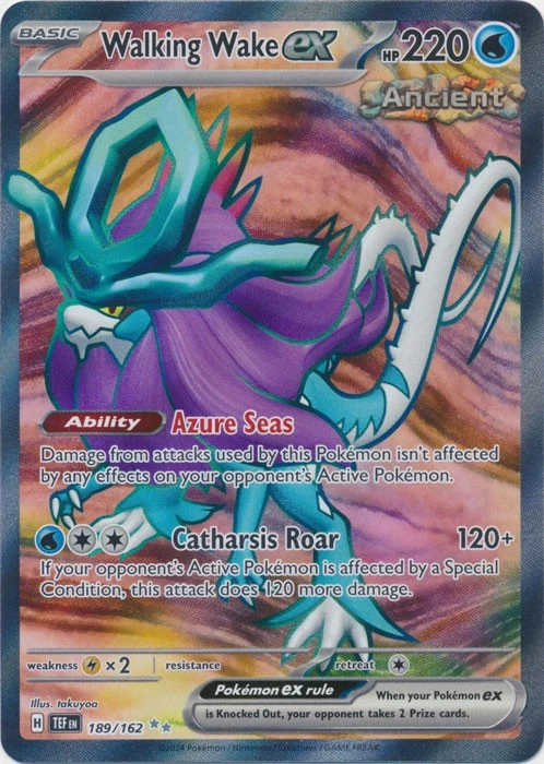 Holo Walking Wake ex 189/162 Ultra Rare SV05: Temporal Forces - Image 1 of 1