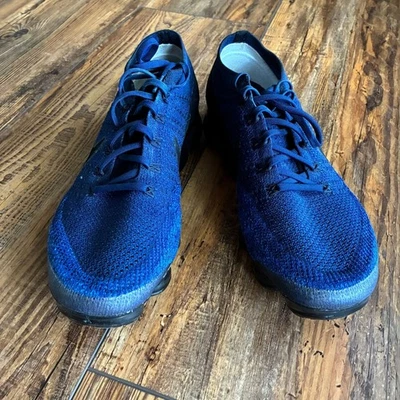 Nike Navy & Black Vapor Max Fly Knit Running Shoes - Size 11 - Image 1 of 4