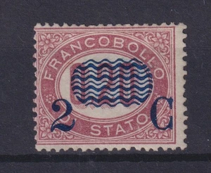 regno servizio di stato 1878 sovrastampato 2C su 0,20 MNH certificato Sottoriva - Foto 1 di 3