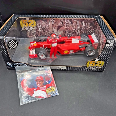 Hot Wheels 1:18 Michael Schumacher Ferrari Belgie 52 Wins Sept 2 2001 *READ* - Image 1 of 4