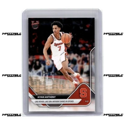2025 Bowman U Now - #4 Kiyan Anthony 新秀 /2739 像父亲一样,像儿子一样 — 第 1/2 张图片