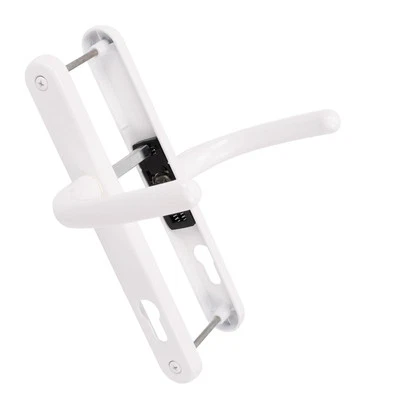 UPVC Door Handle Set Offset Levers Sprung Pair 92/62PZ 211mm Fixings Balmoral - Image 1 of 4