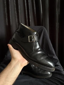 Alden 9187 Black Shell Cordovan George Monk Strap Boot Vibram Gr. UK8 (26cm) - Bild 1 von 24
