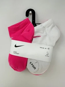 Nike Niñas Pequeñas 6 Pares Calcetines Ligeros No-Show (2113) Talla: 5-7, E2 (B936T) - Imagen 1 de 4