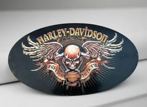 Harley Davidson “Biker to the Bone” Tin Sign Ande Rooney 2009 Collection - Picture 1 of 6