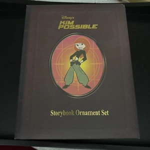 BRANDNEU! SELTENES DISNEY VINTAGE KIM MÖGLICH WEIHNACHTSGESCHICHTENBUCH ORNAMENT SET! - Bild 1 von 6