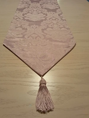 Decorative Pink Table Runner and Set of 6 Matching Placemats - Image 1 of 4