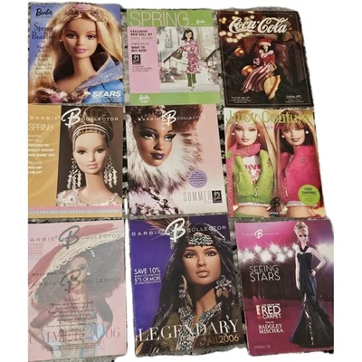 Juego de 9 revistas de catálogos de colección/coleccionables Barbie 1997-2008  Foto 1 de 4