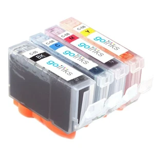 4 Ink Cartridges to replace Canon PGI-5Bk, CLI-8C, CLI-8M, CLI-8Y - Compatible - Picture 1 of 2
