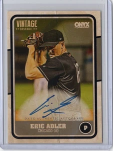 ERIC ADLER MLB White Sox 2025 Onyx Vintage RC Auto #VAERAD Card - Picture 1 of 2