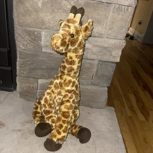 Ty Giraffe Plush Hightops 2010 16” Beanie Stuffed Animal Soft TySilk Retired - Picture 1 of 9