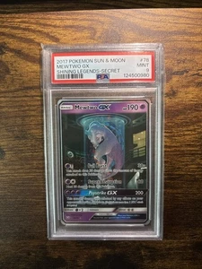 Pokemon Karte Mewtwo GX Secret 78/73 Shining Legends ENG Englisch Mint PSA 9 - Bild 1 von 2