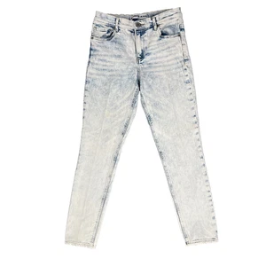 Pantalones de mezclilla para mujer Express 6 azules informales al tobillo tiro alto 27Wx27L - Imagen 1 de 12