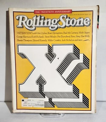 Rolling Stone Magazine Twentieth 20th Anniversary Issue 512 Nov 5-Dec 10 1987 - Image 1 of 4