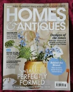Homes and Antiques Magazine June 2022 Current Issue, Very Good Condition