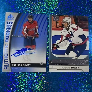 2017-18 MADISON BOWEY - Young Guns - UD SP Auth RC AUTO - Washington Capitals - Picture 1 of 10