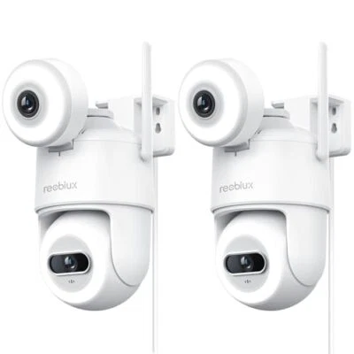 Reobiux 2.5K Camera Surveillance WiFi Exterieure 360° PTZ,6MP IP Caméra Extérieu - Photo 1/4