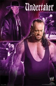 UNDERTAKER POSTER - COLLAGE WRESTLING ACTION WWE - NEU - Bild 1 von 1
