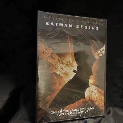 SEALED NEW DVD: BATMAN BEGINS, Christian Bale, Michael Caine, PG-13 W/S 2005 ● - Image 1 of 2
