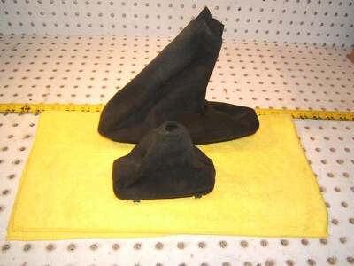 BMW E46 Serie 3 Alcantara BMW Cambio Automático y Freno de Mano OE 2 Botas solamente Foto 1 de 4