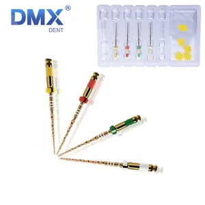 DMXDENT Dental Gold Limas Endodoncia Canal Raíz PT-ONE Para W One Sistema Dorado - Imagen 1 de 18