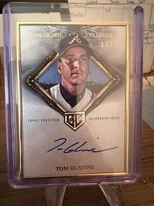 2023 Topps Gilded Tom Glavine Ball Of Gamers Auto /50 Atlanta Braves
