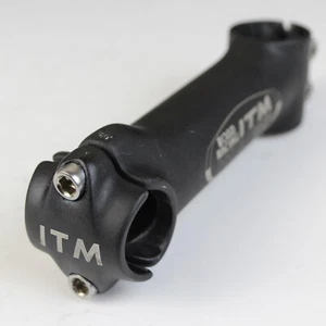 ITM Road Racing Threadless Stem 1-1/8" x 120mm x 25.4mm Clamp Black Italy - Picture 1 of 10