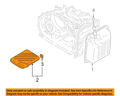 Filtro de piezas de transeje de motor CHRYSLER OEM 01-05 Sebring MD758684 Foto 1 de 2