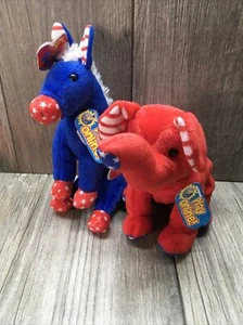 TY Beanie Babies Lefty & Righty 2.0 Election Voting Political BEANIES 🔥NWT - Picture 1 of 12