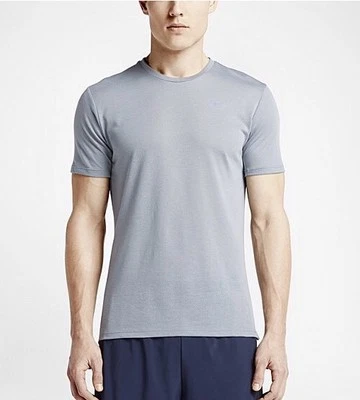 Nuevo con etiquetas Nike Dri-Fit Cool Tailwind Crew Camisa para correr para hombre 2XL Gris 644343 088 $50 Foto 1 de 4