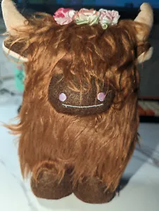 2-Pieces Highland Cow Gnome Plush Self Standing - Picture 1 of 11
