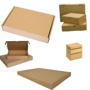 Maxibriefkarton in 7 Größen Faltschachtel Paket Verpackung Versand Großbrief - Bild 1 von 1