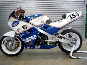 KIT DE CALCOMANÍAS RÉPLICA BICICLETA DE CARRERAS DL41 ROTHMANS VFR750 RC24 PEGATINAS GRÁFICAS - Imagen 1 de 5