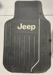 Jeep Logo Elite Series Right Side Front Rubber Floor Mat All Weather - Picture 1 of 1