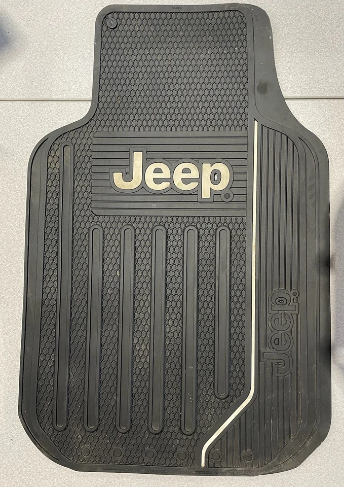 Jeep Logo Elite Series Right Side Front Rubber Floor Mat All Weather - Image 1 of 1