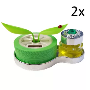 2 x SOLAR POWER DANCE AMBIENTADOR FLOR coche hogar fragancia perfume caravana - Imagen 1 de 1