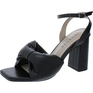 Journee Collection Womens Lottey Faux Leather Buckle Ankle Strap Shoes BHFO 1527 - Picture 1 of 6