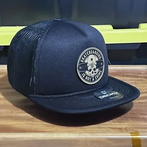 Decky Hats Skate Patch Stile Cappello Camionista Patch Pelle - Foto 1 di 4