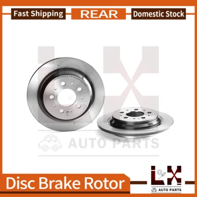 Juego de rotores de freno traseros Brembo de alto rendimiento OE para Volvo V70 1998 1999 2000 Foto 1 de 4