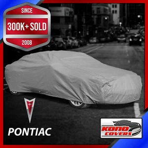 PONTIAC [OUTDOOR] CAR COVER ?? 100% Waterproof ?? 100% All-Weather ?CUSTOM?FIT - Picture 1 of 12