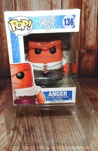 Funko Pop! Disney Pixar - Anger #136 - Inside Out with Protector Vaulted - Picture 1 of 11
