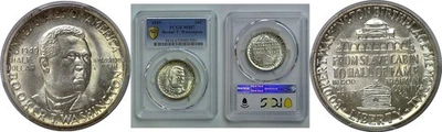 1949 Booker T Washington Commemorative Half Dollar   PCGS MS-67 - Image 1 of 3