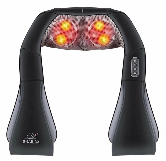 Snailax Shiatsu Neck and Shoulder Massager With Heat A2