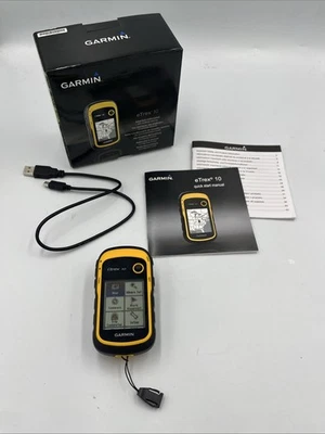 Garmin eTrex 10 Worldwide Handheld GPS Navigator  010-00970-00 In Box - Image 1 of 4