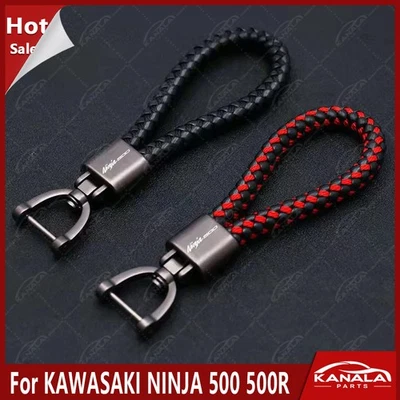 Motorcycle Accessories Keychain Keyring Key Chain For KAWASAKI NINJA 500 500R Foto 1 de 4
